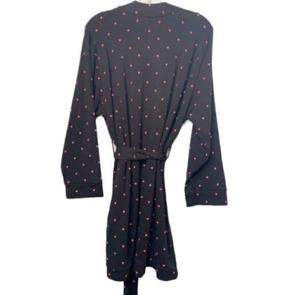 Revolve Plush Robe M NWT Scrunchie Set Heart Loungewear Sleep Bachelorette Vaca - Picture 13 of 15